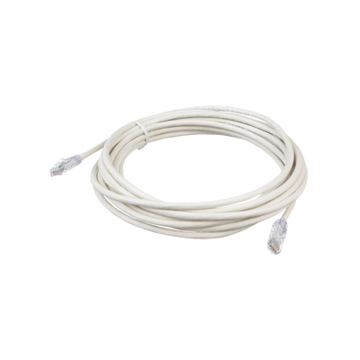 Cable de Parcheo TX6, UTP Cat6, 24 AWG, CM, Color Blanco, 20ft