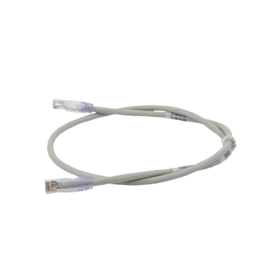 Cable de Parcheo TX6, UTP Cat6, 24 AWG, CM, Color Gris, 3ft