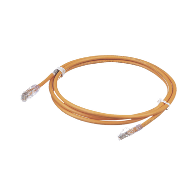 Cable de Parcheo TX6, UTP Cat6, 24 AWG, CM, Color Naranja, 7ft