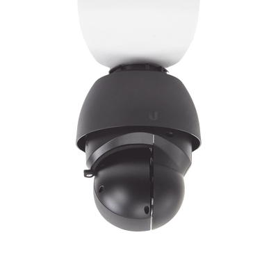UniFi Protect G4 PTZ cámara de giro, inclinación y zoom de alto rendimiento con transmisión de video 4K, 24 FPS, zoom óptico 22x y visión nocturna LED IR adaptativa.