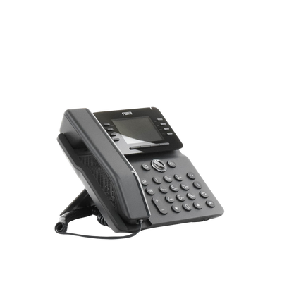 Teléfono IP Empresarial Esencial WiFi / Bluetooth, 12 líneas SIP, pantalla a color 3.5", PoE, puertos Gigabit, conferencia local de 6 vías.