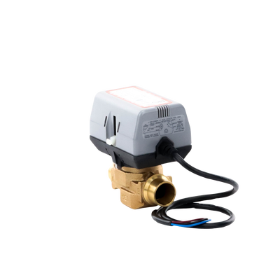 Válvula 3/4 De 2 Vías Conexión de rosca BSPT Con actuador que trabaja de 200 a 240V