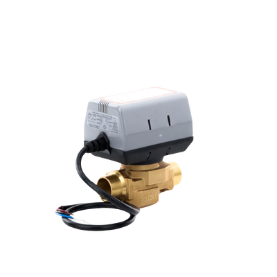 Válvula 3/4 De 2 Vías Conexión de rosca BSPT Con actuador que trabaja de 200 a 240V