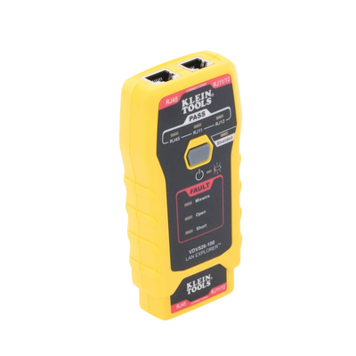 Probador de Cables de Red y Probador de Cables de Datos LAN Explorer™ con Transmisor Remoto.