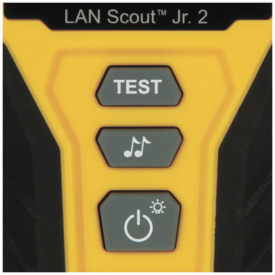 Tester  de Cable LAN Scout™ Jr. 2/ Para: Prueba aprobada/ Error de Cableado/ Falla de Circuito Abierto o Cortocircuito/ Par Dividido/ Blindaje.