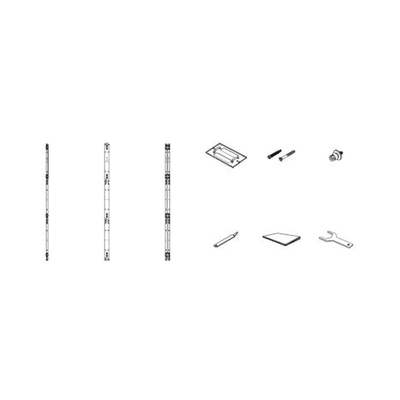 KIT 3X3 DE MONTAJE P/PANELES LED USO EN INTERIOR COMPATIBLE CON LINEAS IER/IFR