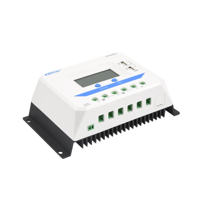 Controlador Solar de Carga PWM 12/24/36/48 V 45 A, Salida USB, con Display