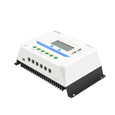 Controlador Solar de Carga PWM 12/24V 60 A, Salida USB, con Display