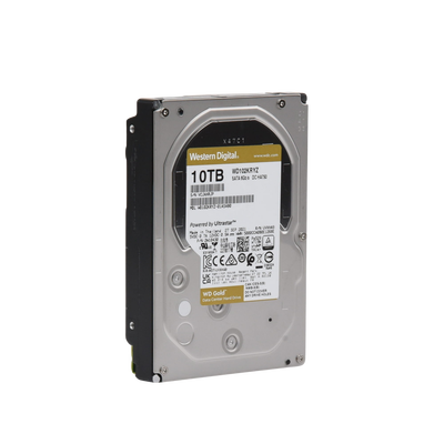 Disco Duro Gold de 10 TB / 7200 RPM / Optimizado para NAS, RAID, Data Center y NVRs de Gran Capacidad / Uso 24-7 / Proteccion Antivibración / 5 Años de Garantia / HelioSeal