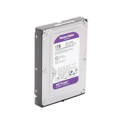 Disco Duro Purple de 1 TB / 5400 RPM / Optimizado para Soluciones de Videovigilancia / Uso 24-7 / 3 Años de Garantia