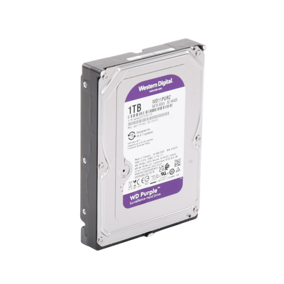 Disco Duro Purple de 1 TB / 5400 RPM / Optimizado para Soluciones de Videovigilancia / Uso 24-7 / 3 Años de Garantia