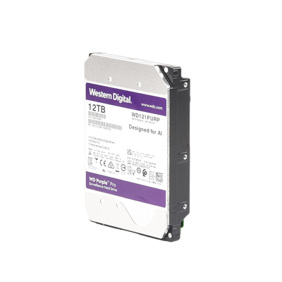 Disco duro WD de 12TB / 7200RPM / Optimizado para soluciones de video inteligente