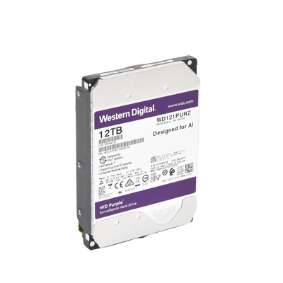 Disco duro WD de 12TB / 7200RPM / Optimizado para Videovigilancia