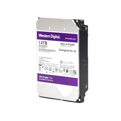 Disco duro WD de 14TB / 7200RPM / Optimizado para soluciones de video inteligente