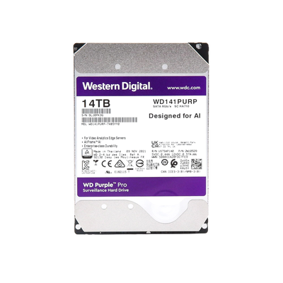 Disco duro WD de 14TB / 7200RPM / Optimizado para soluciones de video inteligente