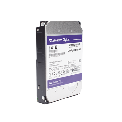Disco duro WD de 14TB / 7200RPM / Optimizado para soluciones de video inteligente