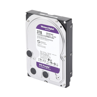 Disco Duro PURPLE de 3TB / 3 AÑOS DE GARANTÍA / Para Videovigilancia