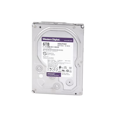 Disco Duro PURPLE de 6TB / 3 AÑOS DE GARANTÍA / Para Videovigilancia