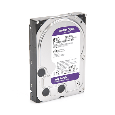 Disco Duro PURPLE de 6TB / 3 AÑOS DE GARANTÍA / Para Videovigilancia