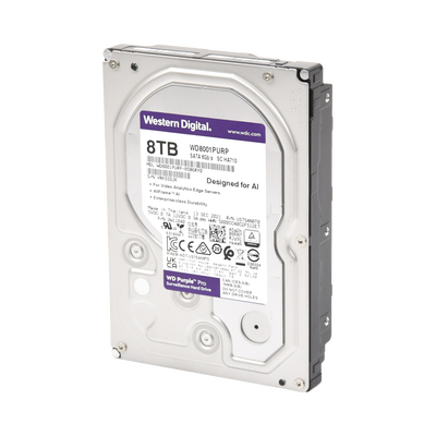 Disco duro WD de 8TB / 7200RPM / Optimizado para soluciones de video inteligente