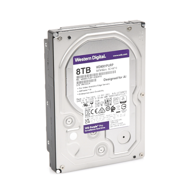 Disco duro WD de 8TB / 7200RPM / Optimizado para soluciones de video inteligente