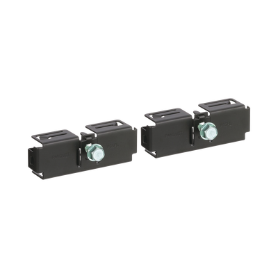 Kit de 2 Clips para Unión de Charolas Wyr-Grid de Panduit, Compatible con 8 y 12 in de Ancho, Color Negro