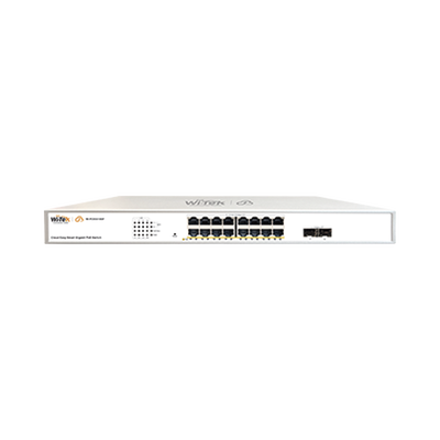 Switch Administrable PoE  / 16 puertos PoE af/at Gigabit /  2 x SFP Gigabit / Administración Cloud Gratuita / Presupuesto 240 W