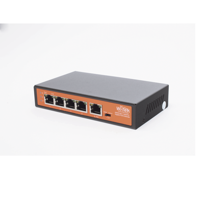 Extensor PoE / Entrada hasta 90 W / 4 puertos Gigabit PoE salida 802.3 af/at / Extensor PoE hasta 250 m / No administrable