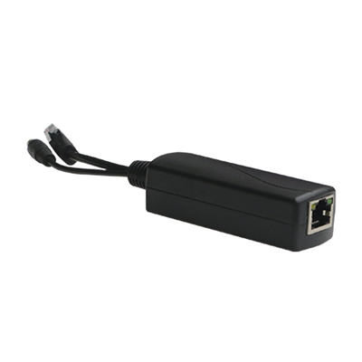 Splitter PoE IN 802.3 af/at / Se Puede Energizar Hasta con 30W / Salida de 12 Vcc 1A (12W) / Instalación es Escritorio (superficie plana) / Idea para cámas IP SIN PoE (CCTV)