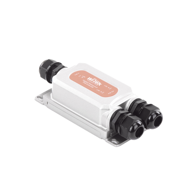 Extensor PoE para exterior / Entrada PoE de 60W y 2 salidas PoE de 30W / Protección IP68 / Ideal Para Aplicaciones de CCTV