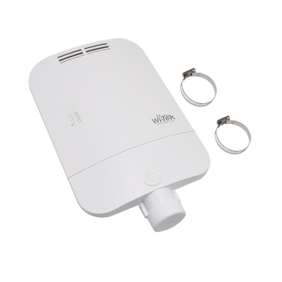 Switch CCTV PoE para exterior / No administrable / Con 4 puertos Gigabit PoE af/at + 1 Puertos Uplink Gigabit + 1 x SFP Gigabit / Presupuesto 65 W / Ideal para Aplicaciones de Videovigilancia