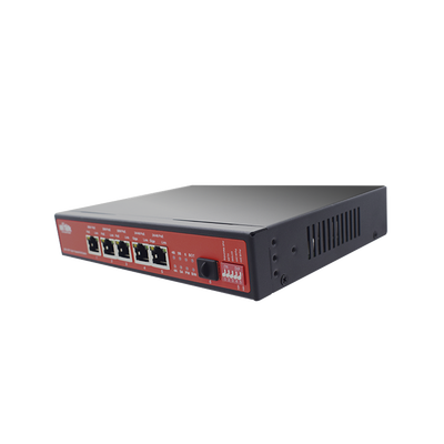 Controlador Solar de 15A con Switch PoE /  1 Puertos Gigabit PoE 802.3 bt / 2 Puertos PoE 802.3 af/at / 2 Puertos PoE Pasivo 24/48 Vcc / 1 Puerto SFP / No administrable