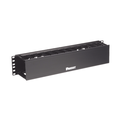 Organizador de Cables Horizontal PatchLink, Sencillo (Solo Frontal), Para Rack de 19in, 2UR