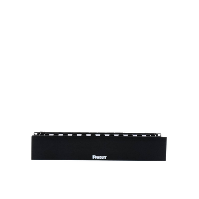 Organizador de Cables Horizontal PatchLink, Sencillo (Solo Frontal), Con Tapa Extendida, Para Rack de 19in, 2UR