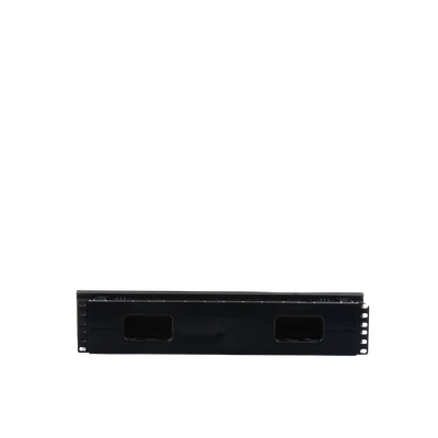 Organizador de Cables Horizontal PatchLink, Sencillo (Solo Frontal), Con Tapa Extendida, Para Rack de 19in, 2UR