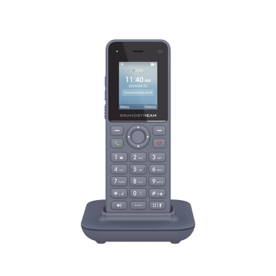 Teléfono IP inalámbrico Wi-Fi, portátil, 2 líneas, 2 cuentas SIP, Voz HD, Bluetooth, Puerto USB tipo C