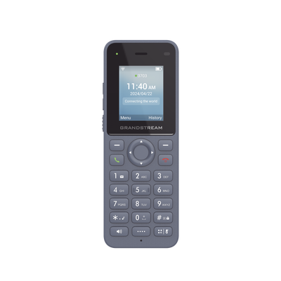 Teléfono IP inalámbrico Wi-Fi, portátil, 2 líneas, 2 cuentas SIP, Voz HD, Bluetooth, Puerto USB tipo C