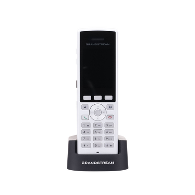 Teléfono WiFi portátil empresarial con 2 lineas y cuentas SIP, Bluetooth y botón Push-to-talk