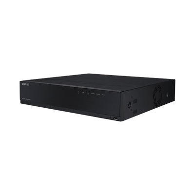 NVR de 12 Megapíxel sistema operativo Ubuntu Linux / Hasta 16 canales / 8TB Incluidos / 16 puertos PoE+ / H.265 & WiseStream / E/S de alarma / Incluye 1 Licencia de 4 canales