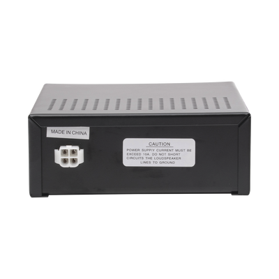 Sirena Vehicular de 100W de Potencia, Con Switch Giratorio de 6 posiciones y Micrófono Integrado de Uso Rudo