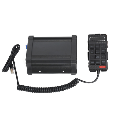 Sirena Vehicular de 100W de Potencia Con Controlador Unimando, Micrófono, Control de Tonos y Patrones de destello de Barras de Luces Serie X67 / X75