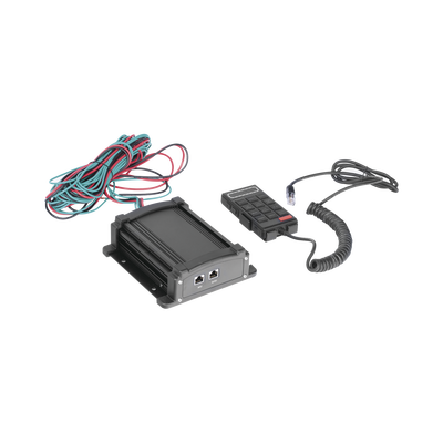 Sirena Vehicular de 100W de Potencia Con Controlador Unimando, Micrófono, Control de Tonos y Patrones de destello de Barras de Luces Serie X67 / X75