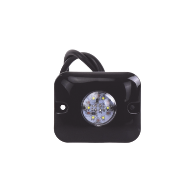 Estrobos Ocultos de 12 LED, Color Rojo/Claro, Ideales para Vehículos Encubierto