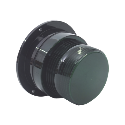 Burbuja Brillante de Larga Vida Útil, con 8 LEDs Color Verde, Domo Verde, 12Vcd