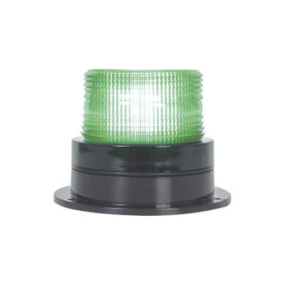 Burbuja Brillante de Larga Vida Útil, con 8 LEDs Color Verde, Domo Verde, 12Vcd