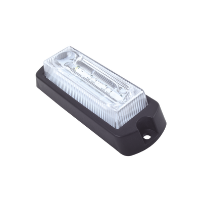 Luz Auxiliar Ultra Brillante de 8 LED's en color Rojo/Claro con mica transparente