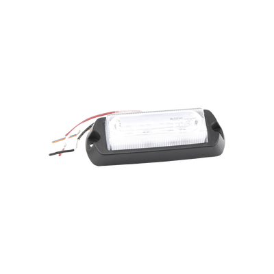 Luz Auxiliar Ultra Brillante de 8 LED's en color Rojo/Claro con mica transparente
