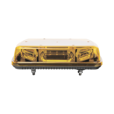 Mini Barra  con 18 Poderosos LEDs, Color Ámbar Con Montaje Fijo de Tornillos