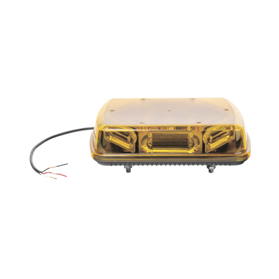 Mini Barra  con 18 Poderosos LEDs, Color Ámbar Con Montaje Fijo de Tornillos