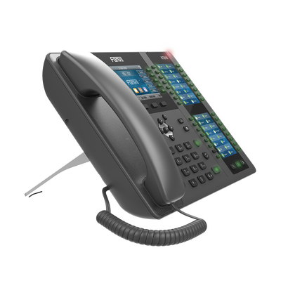 Teléfono IP ideal para recepción hasta 20 líneas SIP, PoE, 106 botones DSS, Bluetooth integrado para diademas, puertos Gigabit, soporta recepción video